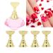 Nail Tip Exercise Stand - Pink Crystal Base Nail Holder for False Tips | Nail Art Display & Manicure Stand - Buy Online on GoSupps.com