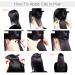 Mihugass Remy Clip in Hair Extensions 14 Brazilian Silky Straight 8pcs/120g Set - Natural Black for Black Women - Buy Online on GoSupps.com