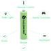 AAA Rechargeable Solar Light Batteries 600mAh 1.2V - 8Pcs NIMH for Garden Lights & Remotes - Buy Online on GoSupps.com