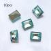 FEIlei 10x/Set Butterfly Nail Rhinestones Square Nail Charms DIY Hearts Nail Art Charms - Buy Online on GoSupps.com