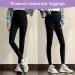 Aomig Women's Maternity Leggings Over Bump | Stretchy & Adjustable Pregnancy Pants | High Waisted Belly Support | Full-Length Cropped Pants for Pregnant Women - L 2pcs - Buy Online on GoSupps.com