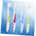 Mobestech 8 STK Children's Toothbrush Set - Non-Slip Infant & Baby Toothbrushes with Tongue Cleaner - Perfect for Kids - Buy Online on GoSupps.com