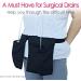 Drain Holder & Shower Bag for Post-Surgery Recovery - Black Mastectomy Belt Pouch for Breast Cancer Patients - Buy Online on GoSupps.com