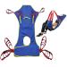 Toileting Sling Patient Lifter Lift Equipment Full Body Patient Lift Toileting Sling Lifter Heavy Duty Transfer Belt Rehabilitation Aid Gait Training Device for Disabled Elderly L