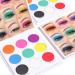 Rainbow Eyeshadow Palette - High Pigmented Colorful Eyeshadow Palette Black Red Blue Matte Eyeshadow Palette Professional Eyeshadow Cruelty-free Makeup Palette - Buy Online on GoSupps.com