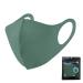 riou Face Mask with Motif Washable Reusable Cotton Breathable Mouth and Nose Protection Scarf for Women Men (Green)