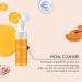 Turmeric Glow Scrub Face Wash - 100ml | Brightening Cleanser for All Skin Types with Brush | Women s Skincare - Buy Online on GoSupps.com