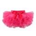 HOOLCHEAN Infant Toddler Baby Girls Super Soft Fluffy Tutu Skirt with Diaper Cover Bloomer 0-6 Months Rosy