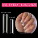 SWETIDY 200PCS XXL Clear Square Nail Tips for Acrylic Nails - Professional Set for Nail Salon and DIY Nail Art - Buy Online on GoSupps.com