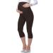 Be Mammy Women's Maternity 3/4 Leggings 03 XXL Brown
