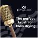 Olivia Garden Expert Blowout Shine Gold & Brown Hairbrush 65mm - Professional Hair Styling Tool for Perfect Results - Buy Online on GoSupps.com