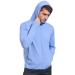 qualidyne Men's UPF 50+ UV Full Zip Sun Protection Jacket Hoodie with Pockets Lightweight Fishing Hiking Cooling Shirts Blue Small