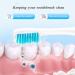 AWAVM 4pcs Foldable Portable Travel Toothbrush Set - Soft Bristle for Camping & Travel - Unisex Design - Buy Online on GoSupps.com