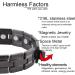 Men's Magnetic Therapy Bracelet - Strong Black Magnetic Band | Perfect Father's Day Gift - Buy Online on GoSupps.com