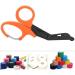 InsGB Medical Scissors - 5.5 Black & Orange Emergency Room Scissors for Nurses | Perfect for Home Surgery - Buy Online on GoSupps.com