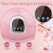 54W LED Nail Lamp Professional Dryer with Timer/Sensor/LCD - Portable & Suitable for Fingernails/Toenails - Home & Salon - Buy Online on GoSupps.com