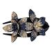 2pcs Rhinestone Double Flower Hair Clip Elegant Hair Ornament Women Hair Claw Hair Crystal Rhinestone Hair Clip Kit Barrettes Crystal Glitter Hair Comb Accessories For Women Girls