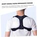 FOMIYES Adjustable Posture Shoulder Brace Set - Portable Belt Brace for Back Support | 24x17cm Black - Buy Online on GoSupps.com