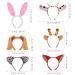 Buy Lurrose 9Pcs Plush Animal Headbands - Jungle Costume Accessories for Kids & Adults | Perfect for Birthdays Halloween & Christmas Parties - Buy Online on GoSupps.com
