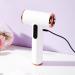 Cordless Ionic Hair Dryer with Hot and Cold Air USB Type-C Charging Blow Dryer w/Digital Screen Protable Travel Hair Dryer for Women Kids Outdoor Camping Beaches White