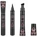 Dual Ended Pencil Eyeliner Eyeliner Pencil - Eyebrow Stencil Stamp Eyelashes Liquid Pen Long-Lasting Smudge Proof Double Tip Quick Drying for Sensitive Eyes and Normal False Lashes Hersil Red - Buy Online on GoSupps.com