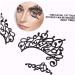 Ipetboom 3 Pairs Lace Eyeliner Stickers Lace Applique Glitter Eyeshadow Eye Sticker Black Fabric Eye Face Decals Makeup Halloween Decals Pride Lace Face Shimmer Paper Make up - Buy Online on GoSupps.com
