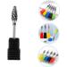 SOESFOUFU Nail Polisher Professional Nail Drill Nail Drill Tips Manicure Supplies Replacement Nail Bits Creative Nail Small Soap Russian Metal Tungsten Steel Alloy Manicure Tools 7x1.3cm As Shown 4 - Buy Online on GoSupps.com