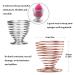 2 Pieces Makeup Blender Sponge Holder - Rose Gold & Silver Metal Stand for Makeup Sponges | International Shipping - Buy Online on GoSupps.com
