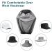 3 Pack Mosquito Head Net Shield for Outdoor Activities - Grey/Black/Dark Green - Buy Online on GoSupps.com