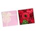 Simulation Flower Bath Soap Women Exquisite Flower Soap Gift Box for Birthday Valentines Day Christmas for Her Women Teens Girls Mom Birthdays (Red)