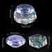 Kapmore Diamond Shape Glass Nail Dish with Lid Portable Manicure Crystal Bowl Fashion Nail Powder Cup Holder Glassware Care Tool for Manicure - Buy Online on GoSupps.com