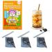 Tokimeki Bubble Tea Kit 255g - Make Perfect Hot or Cold Bubble Tea at Home | Heartforcards Shipping Protection | Brown Sugar Flavor - Buy Online on GoSupps.com