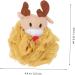 2pcs Bath Ball Shower Puff & Loofah Set | Holiday Bath Scrubber & Back Scrubber | Premium Shower Sponge Pouf - Buy Online on GoSupps.com