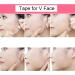 V Facelift Tape 100 Pieces Portable Wrinkle Facelift Tape for Sagging Double Chin Skin - Buy Online on GoSupps.com
