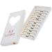 Hatem 20 Pairs Makeup Natural Lower Bottom Black Eyelashes Clear Band - Buy Online on GoSupps.com