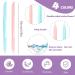 4Pcs Glass Cuticle Pusher Set - Dual-Ended Manicure Stick & Crystal File for Professional Cuticle Remover - Manicure/Pedicure Tools for Nails and Cuticles Care - Buy Online on GoSupps.com