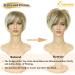 Queentas Blonde Women s Short Wig - Pixie Cut Synthetic Hair with Ponytail | Brown & Blonde Mixture - Buy Online on GoSupps.com