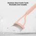 Mascara Comb Arc Shape Stainless Steel Teeth Pink Straight Handle Eyelash Brush Separator For Lady Makeup - Buy Online on GoSupps.com