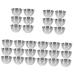 ABOOFAN 30 Pcs Stainless Steel Saucer Sauce Containers Tomato Sauce Small Bowls Tomato Paste Ketchup I Am Willow Dipping Cups Seasoning Dish Small Container Salad Dressing Travel