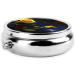 Yellow Roses Starry Night Round Pill Box | 3 Compartment Organizer | Portable Travel Pill Box for Easy Travel - Buy Online on GoSupps.com