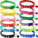 Durratou Collar and Bell with Safety Quick Release Break Buckle Suitable and Adjustable (12 Pcs) Adjustable 19-32cm
