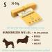 Petlove Hard Cheese Chewing Bones for Dogs | 100% Natural Cauca Cheese | Dental Care & Fun | Ideal for On-the-Go | Size S (30-50g) - Buy Online on GoSupps.com