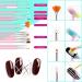 Nail Art Brush Set - 15 Brushes 5 Dotting Pens & Accessories for Gel Nails | UngHie International Shipping - Buy Online on GoSupps.com
