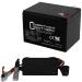 Mighty Max Battery ML12-12 - 12 VOLT 12 AH SLA BATTERY F2 TERMINAL INCLUDES 12V CHARGER