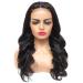 ZILING Brazilian Body Wave 4x4 Lace Closure Wig 16 Pre Plucked 150% Density - Natural Color Human Hair for Black Women - Buy Online on GoSupps.com