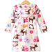 JZLPIN Unisex Baby Hooded Bathrobe - Flannel Pajamas for Boys & Girls 3-4 Years | Cute Owl Design - Buy Online on GoSupps.com
