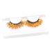 Glitter Lashes Glitter Cluster Lashes Festival Decoration Fake Eyelashes Lashes with Glitter Sparkly Long Dense Color Eyelashes Sparkly 3D Colored Lashes with Sequins