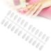 240pcs Round Nail Art Color Gel Polish Cards - Double-Sided Foldable Nail Sample Tips for Professional Display | International Shipping - Buy Online on GoSupps.com