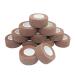 Self Adhesive Bandage Tape Self Adherent Stretch Medical Bandage Wrap Athletic Tape Cohesive Bandage Vet Tape 1Inch 5Yards-12Count Dark Skin Dark Skin 2.5cm*4.5m