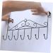 Alipis 7 Coat Hangers Hat Hanger Over Door Towel Bar Cloth Hanging Holder Over Door Hanger No Trace Hook medium Black - Buy Online on GoSupps.com